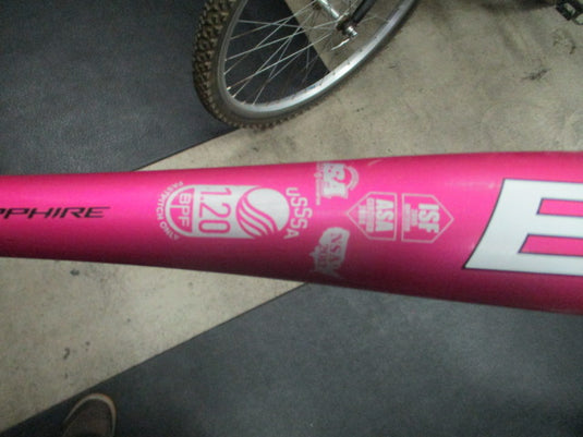 Used Easton Pink Sapphire (-10) 28" USSSA Fastpitch Softball Bat
