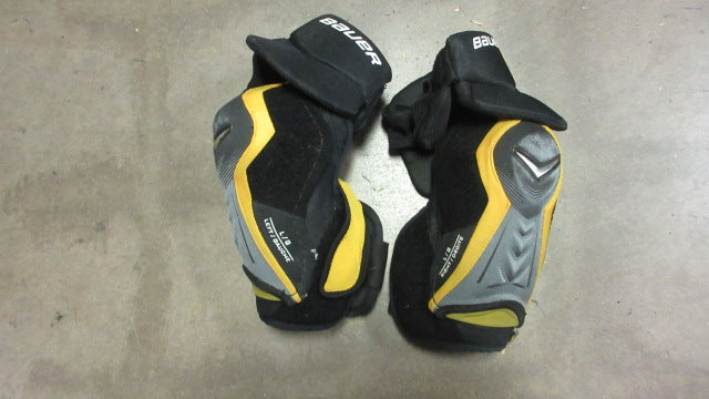 Load image into Gallery viewer, Used Bauer Totalone NXG Hockey Elbow Pads Size Large - Black
