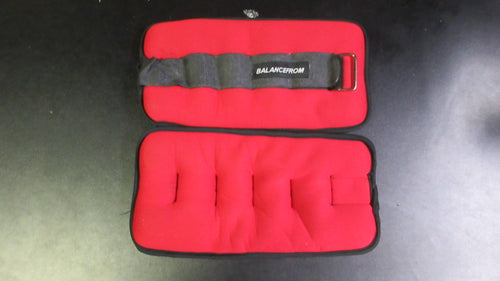 Used Balanceform 5lb Ankle Weights  - Red