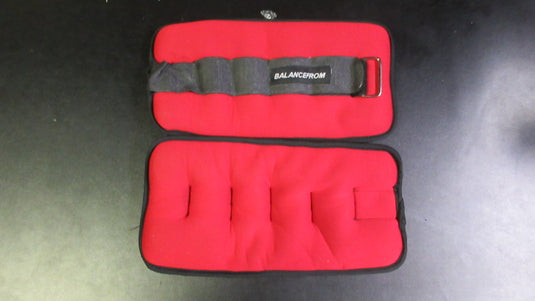 Used Balanceform 5lb Ankle Weights  - Red