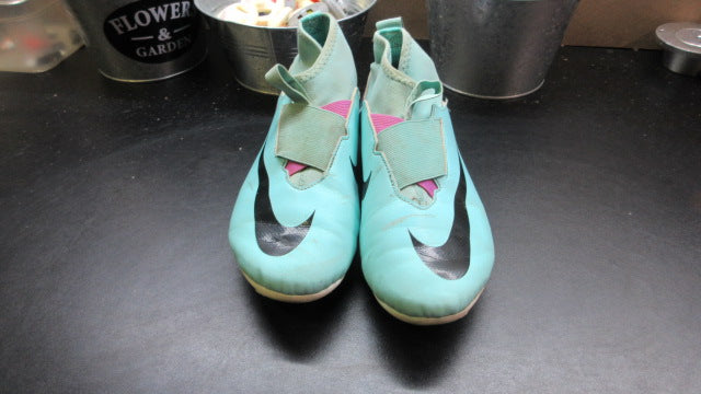 Load image into Gallery viewer, Used Nike Air Zoom Mercurial Soccer Cleats Size Youth 5.5 - Blue
