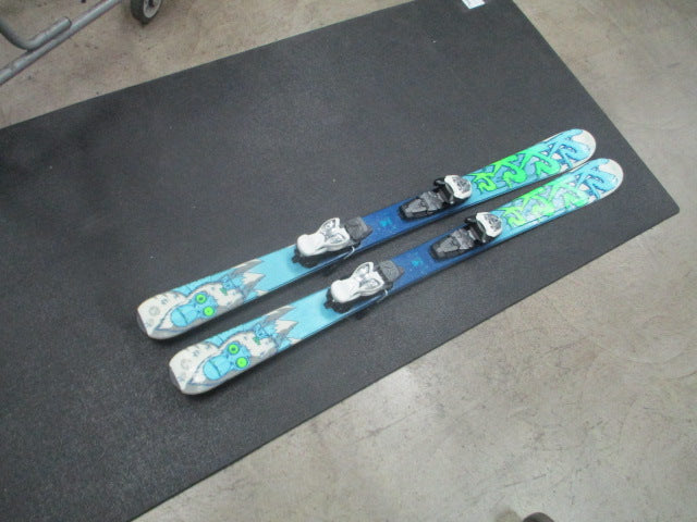 Load image into Gallery viewer, Used K2 Indy 124CM JR Downhill Skis W/ Marker Bindings
