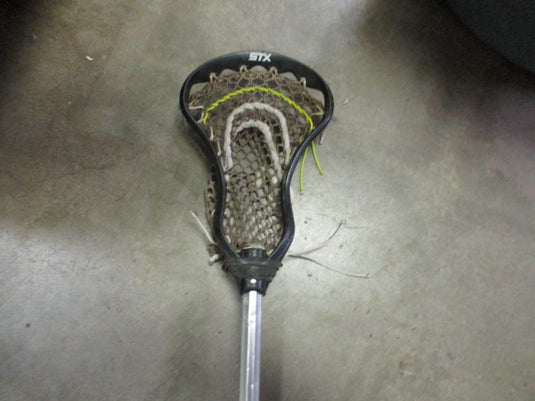 Used Defensive Lacrosse Stck STX Head Warrior Shaft (Slight Bend in Shaft)