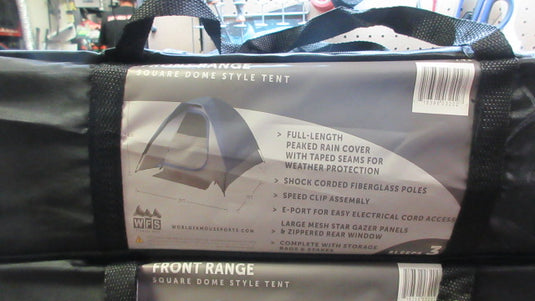 New WFS Tent Square Dome 3 Person Tent 7' x 7' x 54