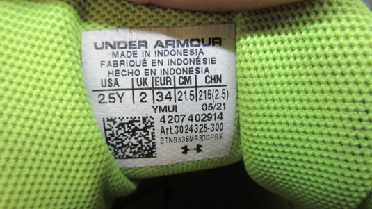 Used Under Armour Mens Harper 6 Low ST Baseball Cleats - Size Youth 2.5