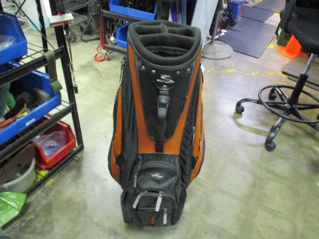 Load image into Gallery viewer, Used Cobra Orange/Black Golf Cart Bag
