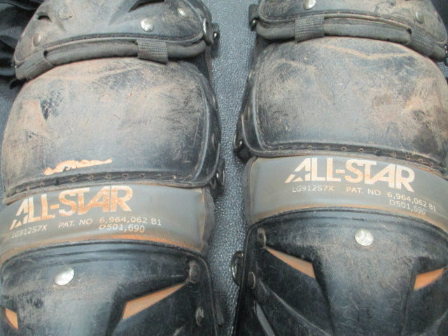 Load image into Gallery viewer, Used All Star Size 9 - 12 Youth Baseball Shin Guards
