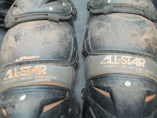 Used All Star Size 9 - 12 Youth Baseball Shin Guards