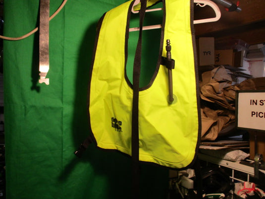 Used Deep Blue Gear Yellow Snorkel Vest Adult  Lifejacket