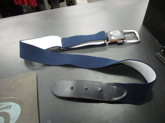 Used Dark Blue Adult Baseball Belt