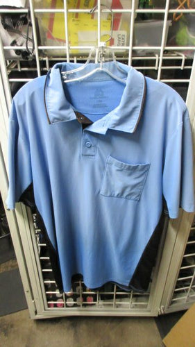 Used Majestic Umpire Blue Shirt Adult Size XL- wear