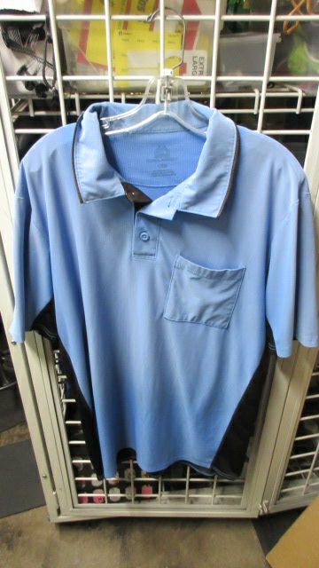 Used Majestic Umpire Blue Shirt Adult Size XL- wear