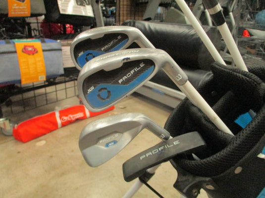 Used Wilson Profile JGI 6 Piece Junior Golf Set w/ Bag