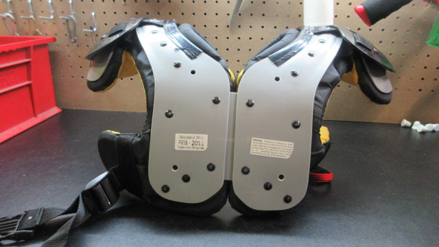 Load image into Gallery viewer, Used Riddell X Force 2 Shoulder Pads Size Youth Medium - Grey
