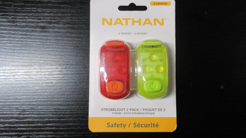 New Nathan Strobelight 2 Pack 8 Lumens
