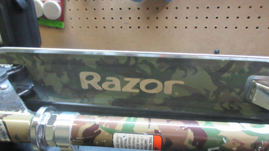 Used Razor Kick Scooter Special Edition Dino Camo Graphic Foldable