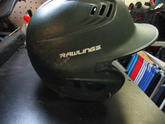Used Rawlings Olive drab batting helmet 6 3/8 7 1/8