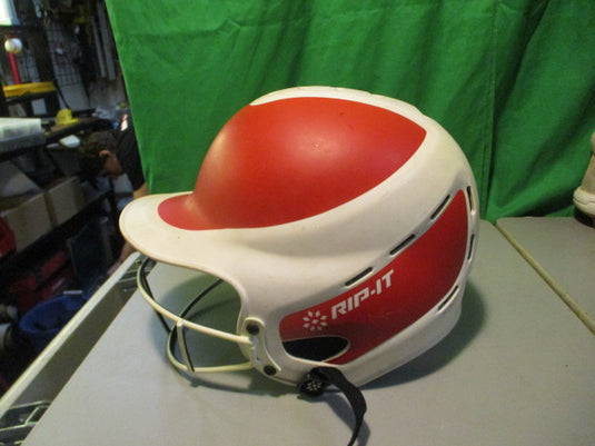 Used Rip-It Size 6- 6 7/8 Batting Helmet W/ Facemask