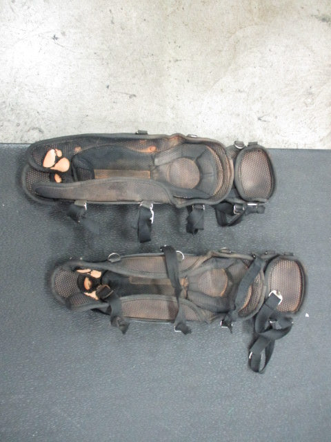 Load image into Gallery viewer, Used Easton Youth Catchers Shin Guards (Cracked)- (Has Wear)
