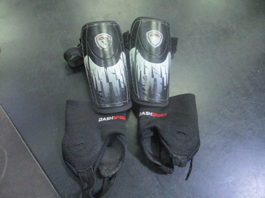 Used Dash Sport Youth Shinguads with Ankle Supports