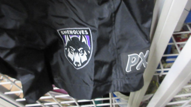 Load image into Gallery viewer, Used Philly Express 82 Shewolves PX Hockey Pants Youth Size Large
