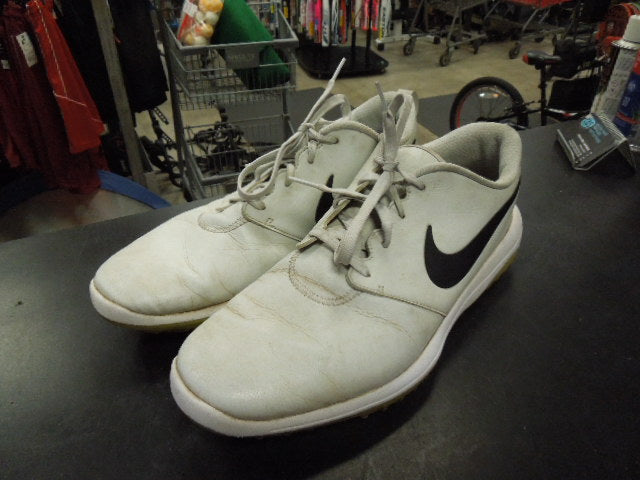 Load image into Gallery viewer, Used Nike Roshe Golf Tour in Pure Platinum Volt Needs New Spikes Size 13
