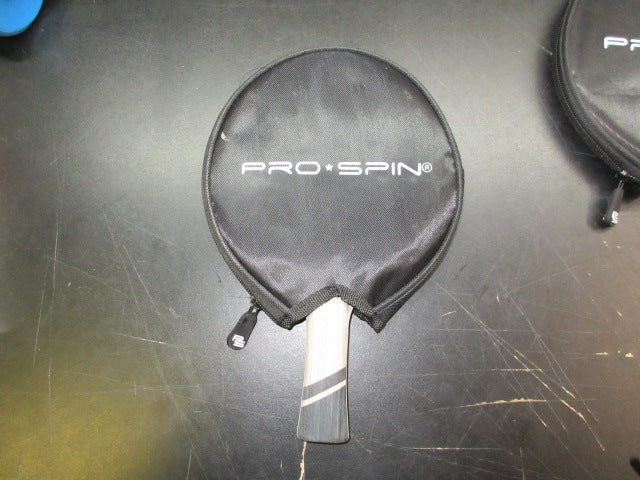 Load image into Gallery viewer, Used Pro Spin Ping Pong Paddle With Cover
