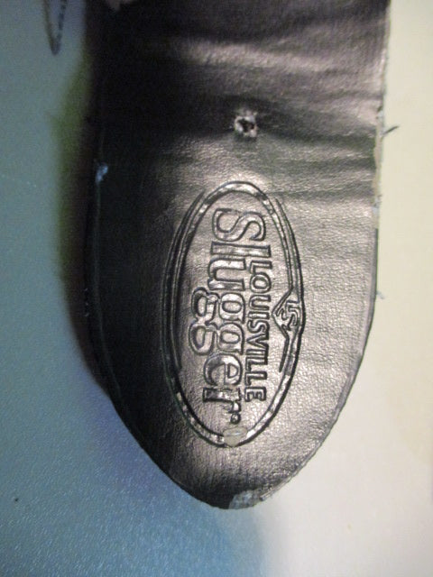 Used Louisville Slugger Black Youth Baseball Belt Has Wear
