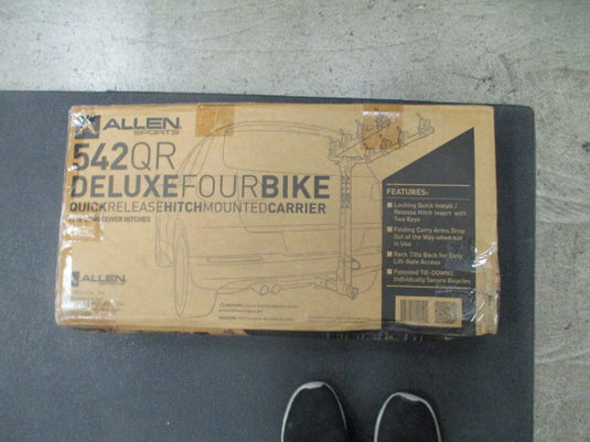 Allen Sports Deluxe 4-Bicycle Hitch Mounted Bike Rack Carrier Model 542RR-Boxed