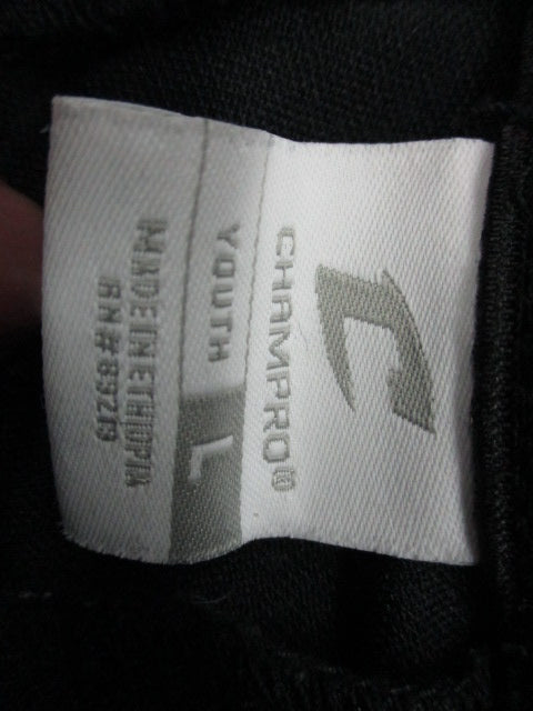 Used Champro Open Bottom Size Youth Large Baseball Pant
