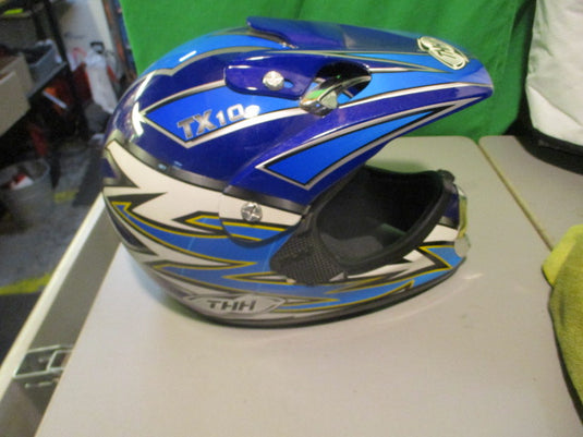 Used THH TX10 DOT SIze Youth Large 51-52cm Motorcross Helmet
