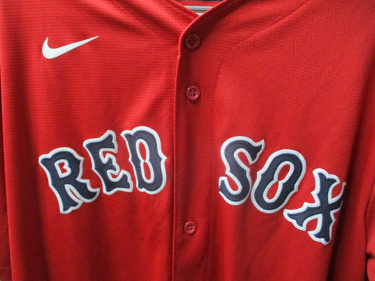 Used MLB Boston Red Sox Blank Jersey Adult Size Large