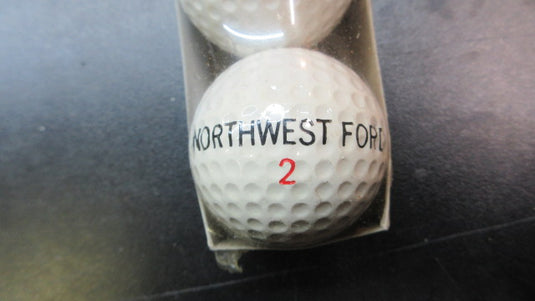 Vintage Northwest Ford , Dave Bain Golf Balls Set Of 3