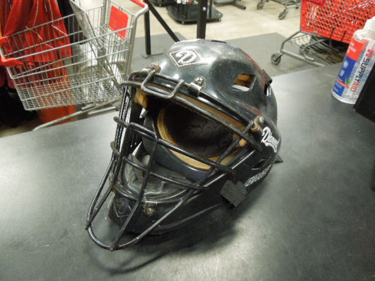Used Diamond Edge Samurai Catchers Helmet Size Small Heavy Use Missing Straps