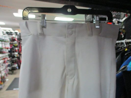 Used Champro White Baseball Pants Adult Medium - LEGS ARE CUT AT BOTTOM
