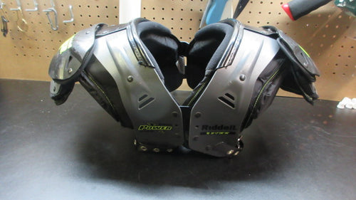 Used Riddell Power AMP Football Shoulder Pads - Size Med