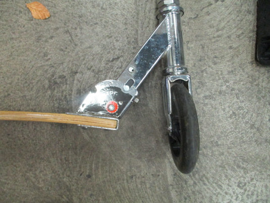 Used Razor Wood Kick Kids Big Wheel Scooter