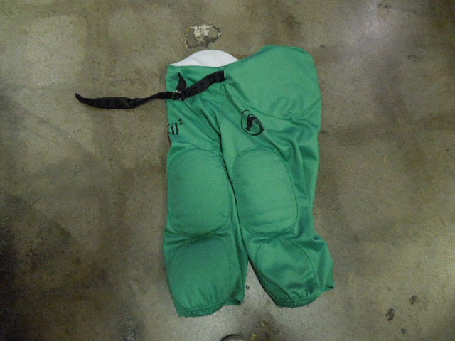 Load image into Gallery viewer, Used Dragons Team Branded 7 Pad Football Pants in Green Size Small
