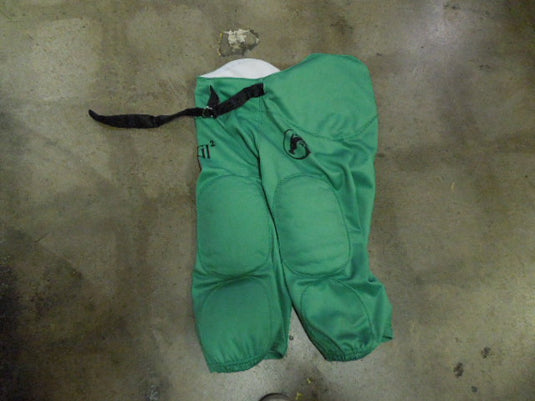 Used Dragons Team Branded 7 Pad Football Pants in Green Size Small