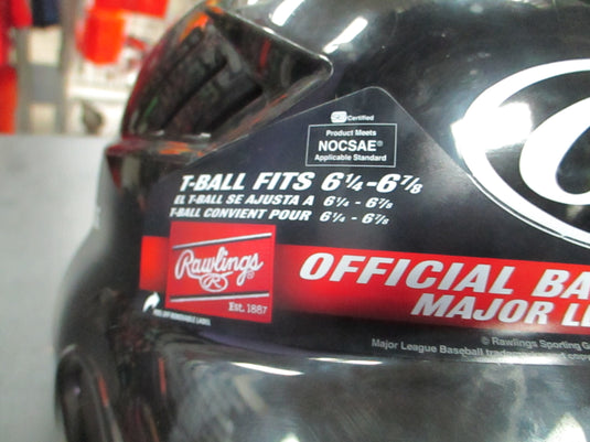 Used Rawlings Size 6 1/4 - 6 7/8 T-Ball Batting Helmet