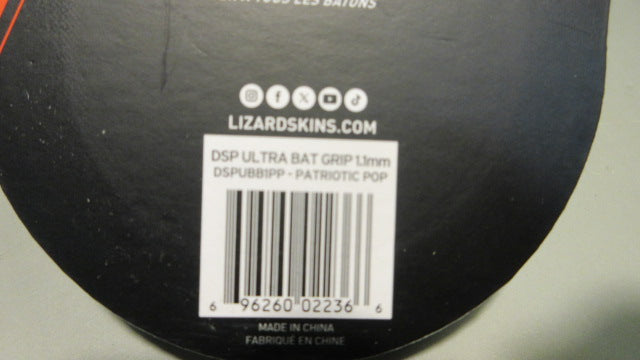 Load image into Gallery viewer, New Lizard Skins DSP Ultra PATRIOTIC POP Bat Grip Tape - 1.1 mm
