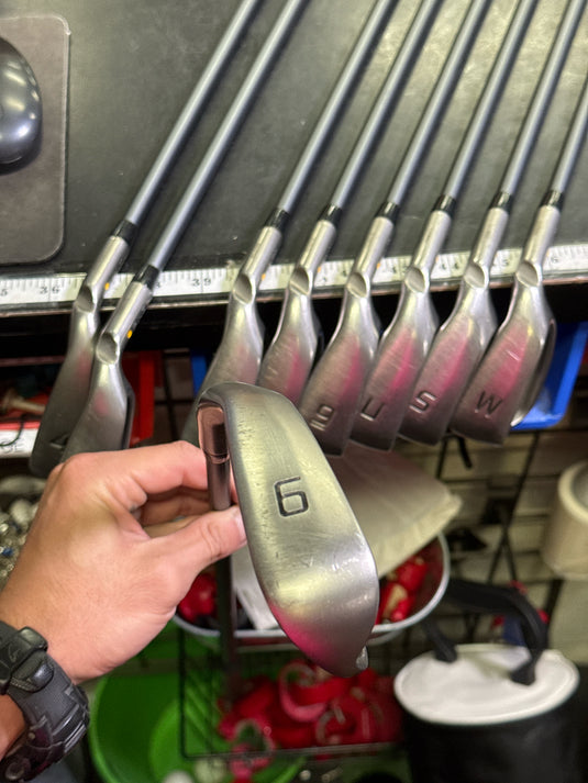 Used PING GMax 9 pc Right Hand Iron Set 4-9i and USWw