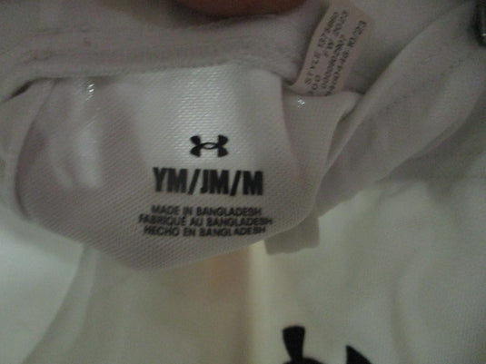 Used Under Armour White Youth Med BASEBALL PANT