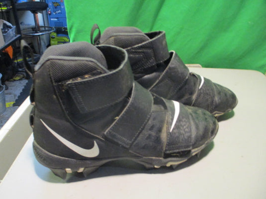 Used  Nike Cleats Size 4.5y Velcro Black