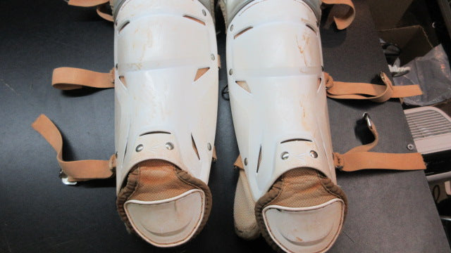 Load image into Gallery viewer, Used Easton X Jen Schro Catchers Shin Guards - Medium
