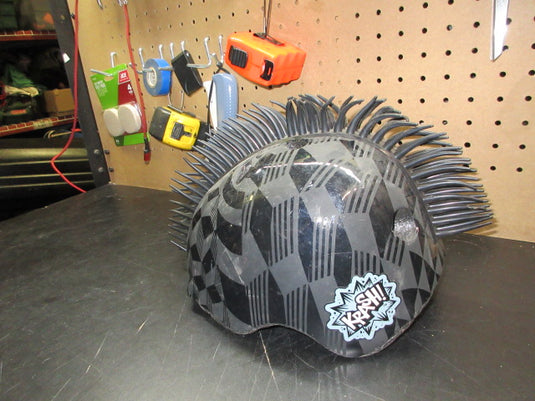 Used Krash Boys' Cube Hurt Hawk Bike Helmet - Size Medium