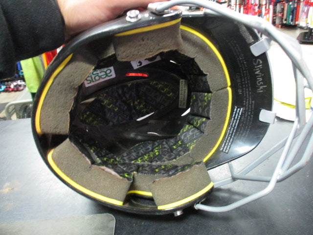 Load image into Gallery viewer, Used Under Armour Size Youth (One Size) Batting Helmet With Mask
