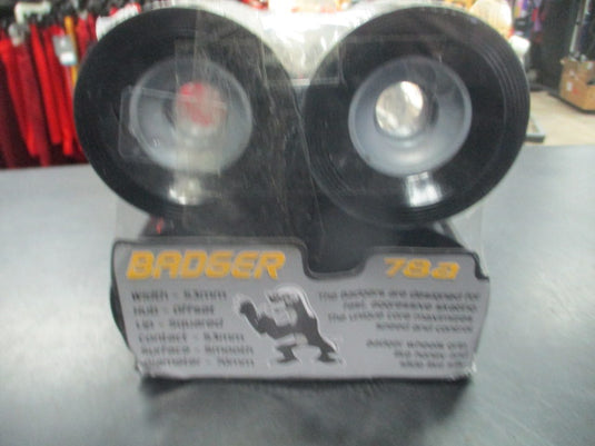 Hooligan Badger 70mm 78a Longboard Wheels Black Set of 4