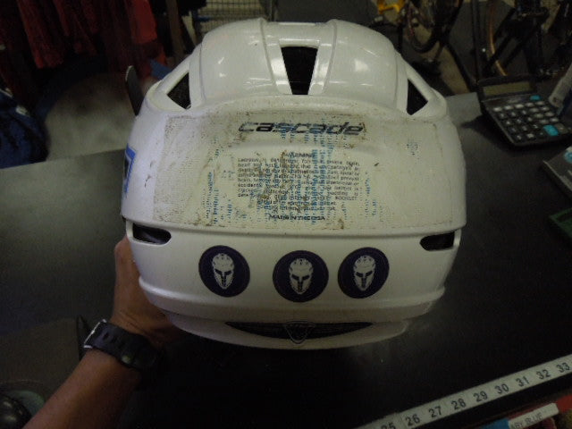 Load image into Gallery viewer, Used Cascade CPVR Lacrosse Helmet with Chinstrap Adjustable Crown Size M/L
