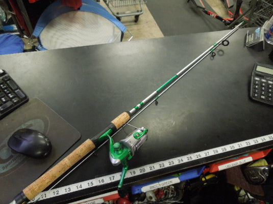 Used Shakespear Catch More Fish Rod and Reel Combo in Emerald Green